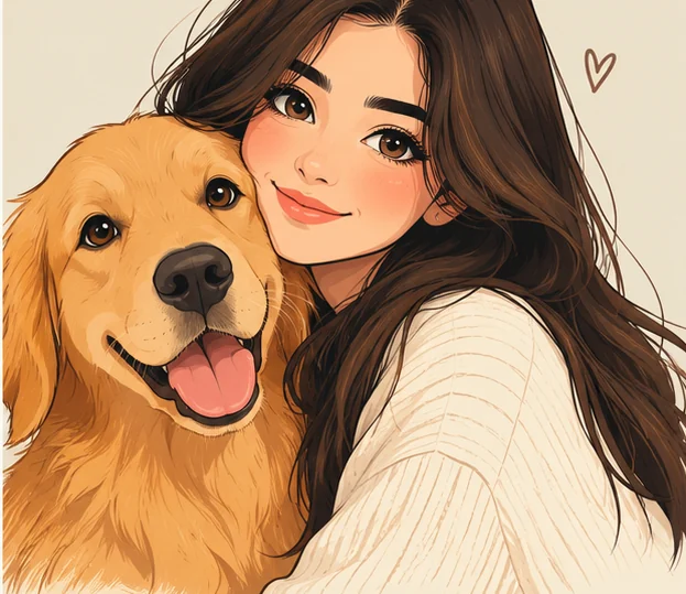 Cartoon portrait from a photograph